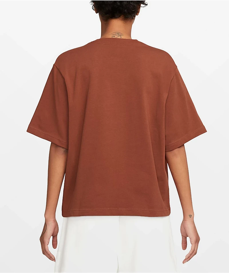 Nike Sportswear Essential Orange Boxy T-Shirt