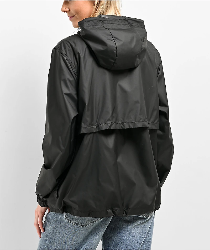 Nike Sportswear Essential Repel Black Zip Windbreaker Jacket