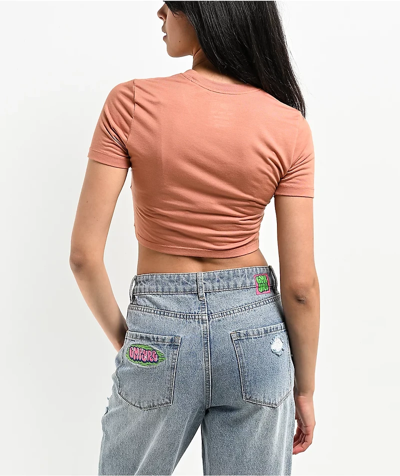 Nike Sportswear Essential Smokey Mauve Crop T-Shirt