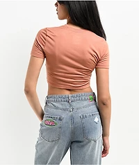 Nike Sportswear Essential Smokey Mauve Crop T-Shirt