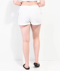Nike Sportswear Essential White Fleece Sweat Shorts