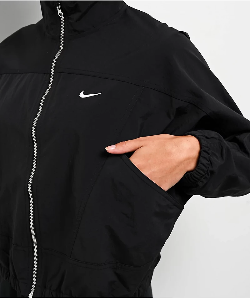 Nike Sportswear Everything Woven Repel UV Black Zip Jacket