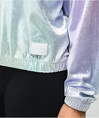 Nike Sportswear Femme Green, Purple, & Blue Velour Hoodie