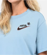 Nike Sportswear Fiber 2 Worn Blue T-Shirt