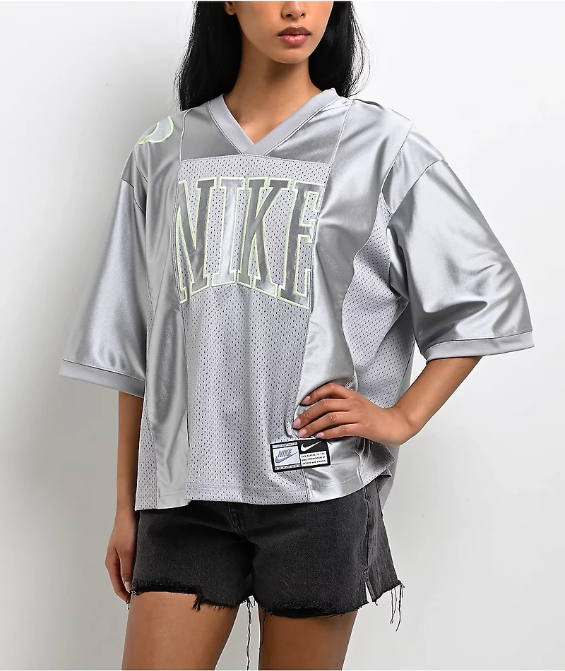 Nike Sportswear Graphic Grey Oversized Jersey