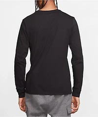 Nike Sportswear Icon Futura Black Long Sleeve T-Shirt