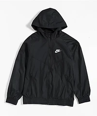 Nike Sportswear Kids Black Windbreaker Jacket