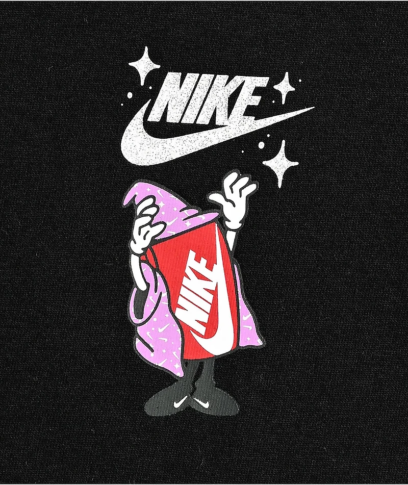 Nike Sportswear Kids Boxy Wizard Black T-Shirt