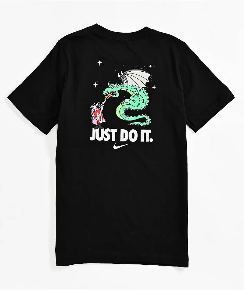 Nike Sportswear Kids Boxy Wizard Black T-Shirt