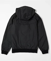 Nike Sportswear Kids Windrunner Black Windbreaker Jacket