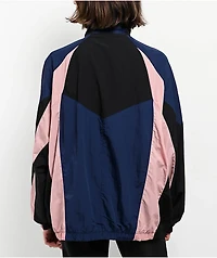 Nike Sportswear Midnight Navy, Black & Particle Pink Oversized Track Jacket