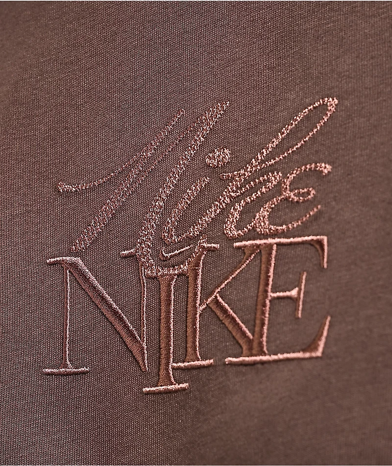 Nike Sportswear Monogram Brown Boyfriend T-Shirt