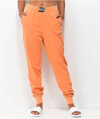 Nike Sportswear Orange Wash Jogger Sweatpants