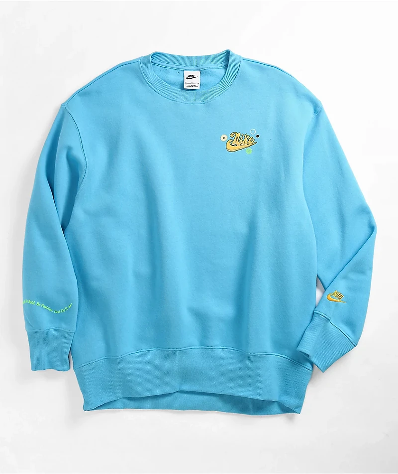 Nike Sportswear Phoenix Baltic Blue Crewneck Sweatshirt