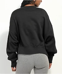 Nike Sportswear Phoenix Black Fleece Crewneck Sweatshirt