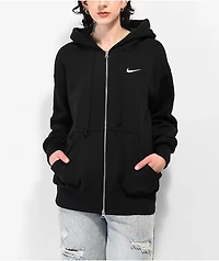 Nike Sportswear Phoenix Black Oversized Zip Hoodie