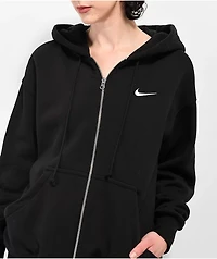 Nike Sportswear Phoenix Black Oversized Zip Hoodie