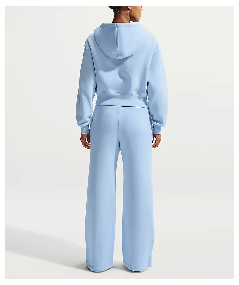 Nike Sportswear Phoenix Blue High Rise Wide Leg Sweatpants