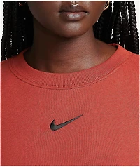 Nike Sportswear Phoenix Fleece Burnt Orange Crewneck