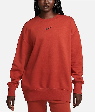 Nike Sportswear Phoenix Fleece Burnt Orange Crewneck