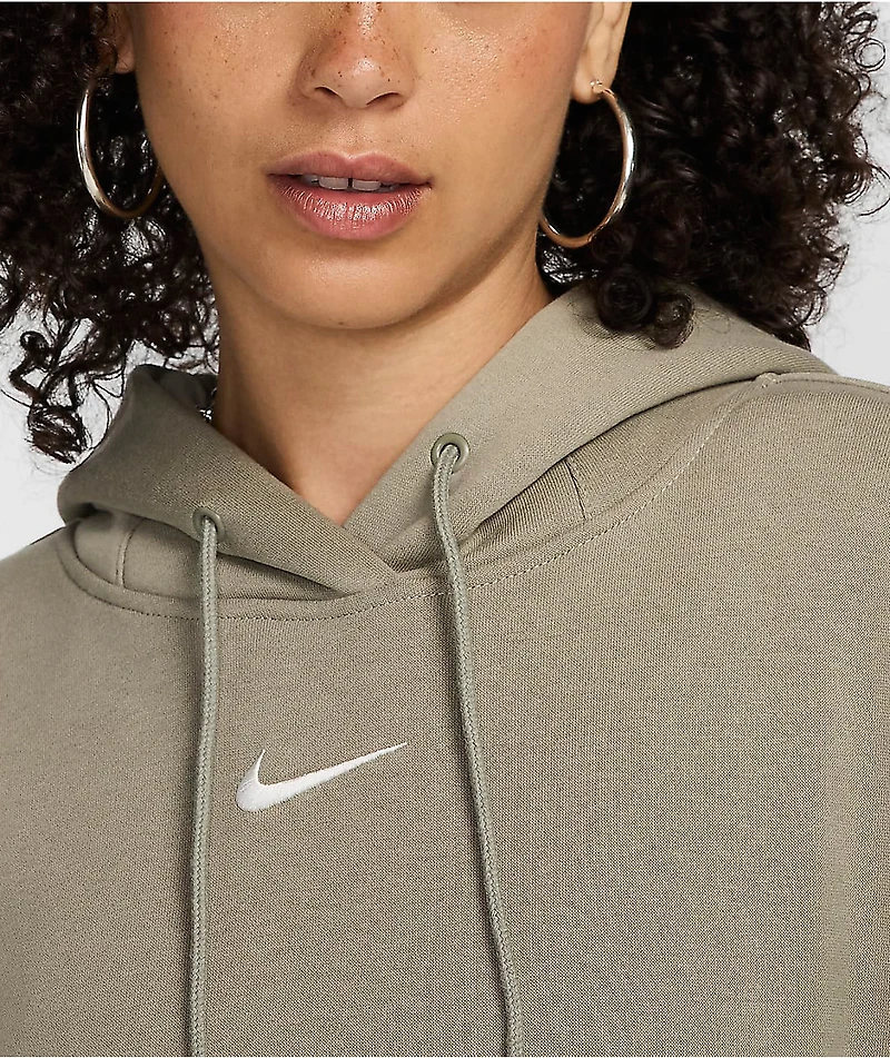 Nike Sportswear Phoenix Fleece Light Army Oversized Hoodie