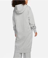 Nike Sportswear Phoenix Fleece Long Grey Zip Hoodie