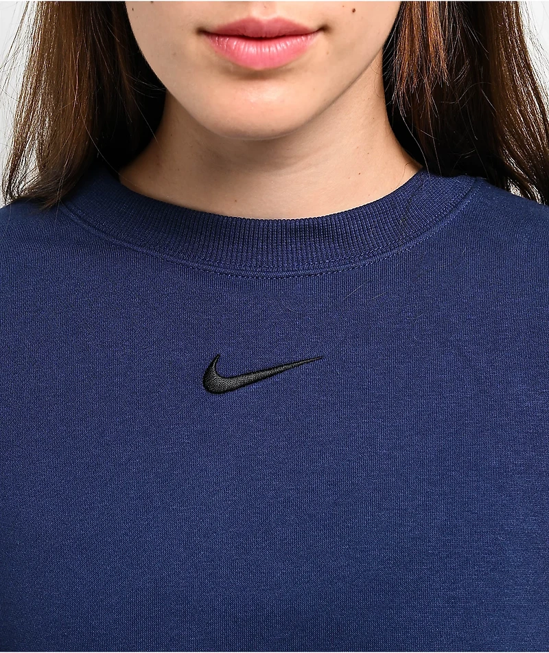 Nike Sportswear Phoenix Fleece Midnight Navy Oversize Crewneck Sweatshirt
