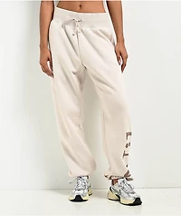 Nike Sportswear Phoenix Fleece Oversize Logo Light Orewood Brown Sweatpants