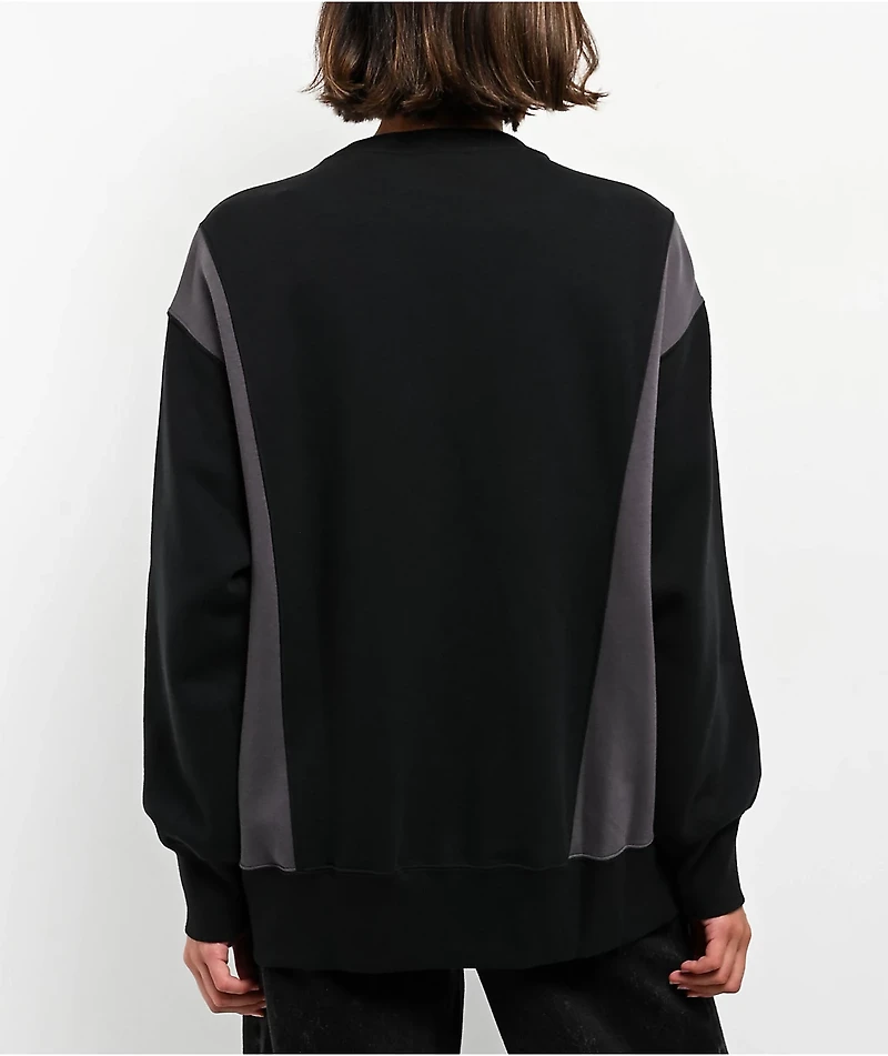 Nike Sportswear Phoenix Fleece Remix  Black & Grey Oversized Crewneck Sweatshirt
