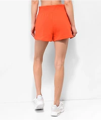 Nike Sportswear Phoenix High-Rise Red Fleece Sweat Shorts