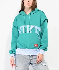 Nike Sportswear Team Green & Blue Hoodie