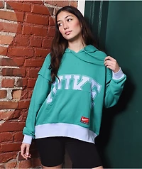 Nike Sportswear Team Green & Blue Hoodie