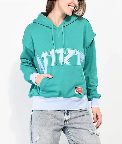Nike Sportswear Team Green & Blue Hoodie