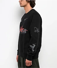 Nike Sportswear Victory Club Fleece Black Crewneck Sweatshirt