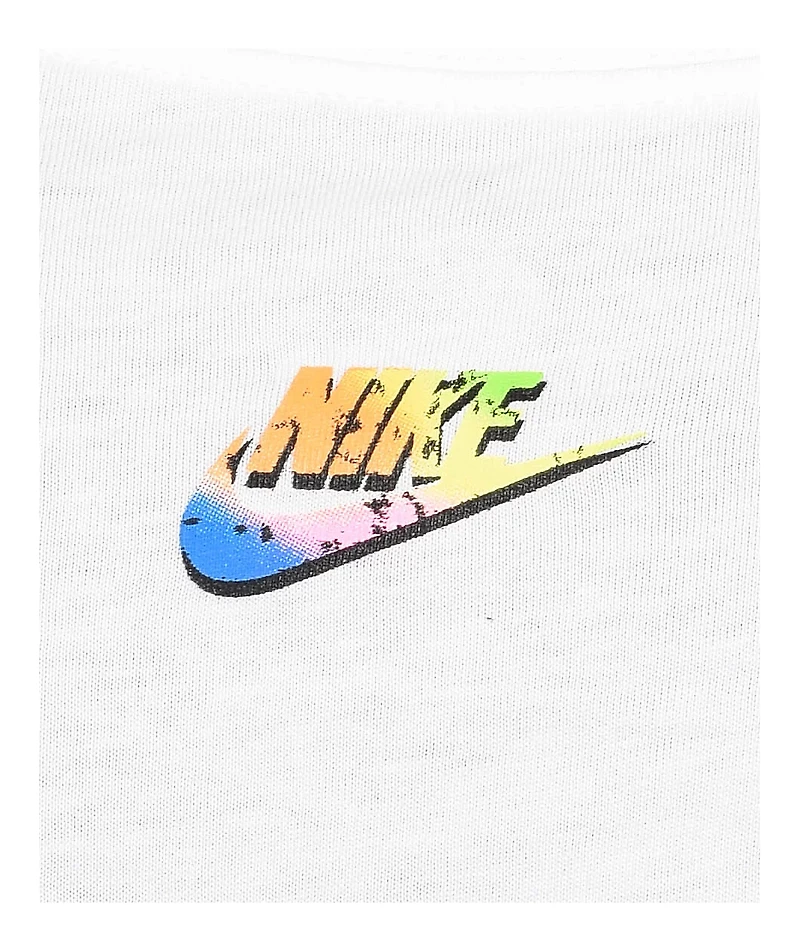 Nike Sportswear White Long Sleeve T-Shirt