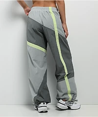 Nike Sportswear Woven Grey & Green Track Pants