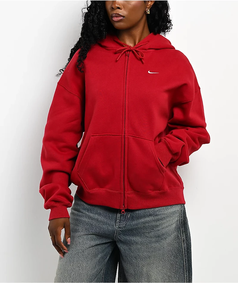 Nike Studio Red Zip Hoodie