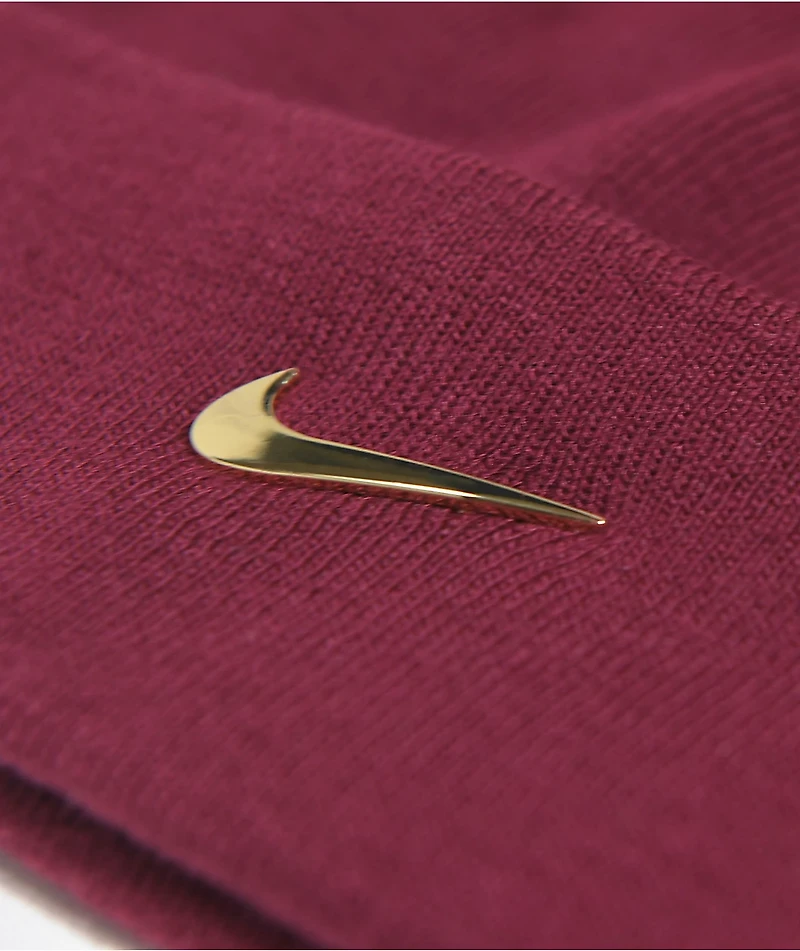 Nike Swoosh Beetroot Beanie