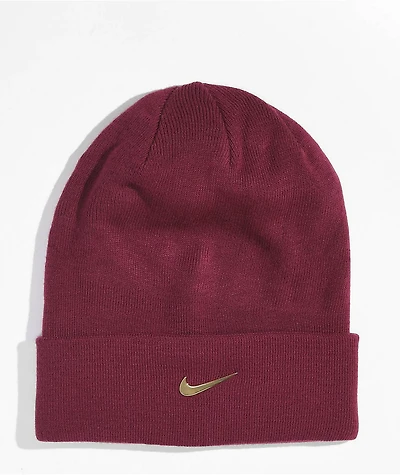 Nike Swoosh Beetroot Beanie