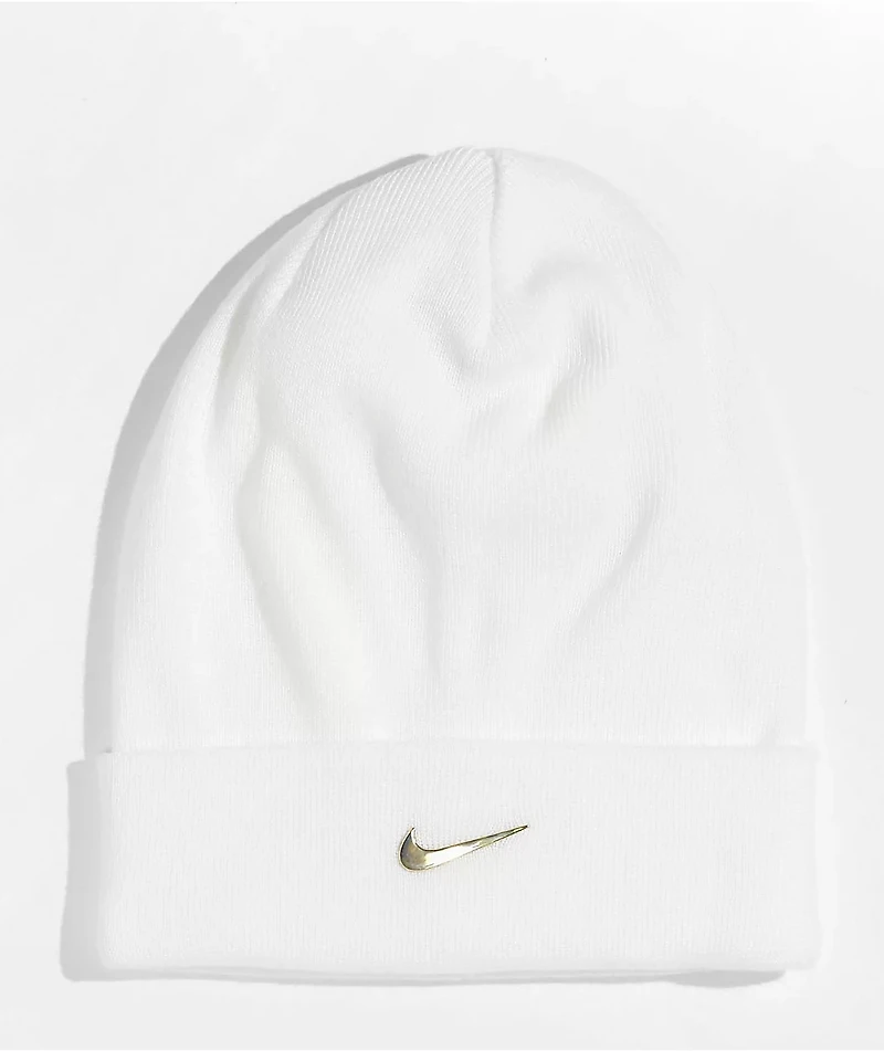 Nike Swoosh Sail White Beanie