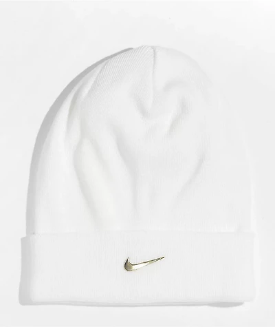 Nike Swoosh Sail White Beanie