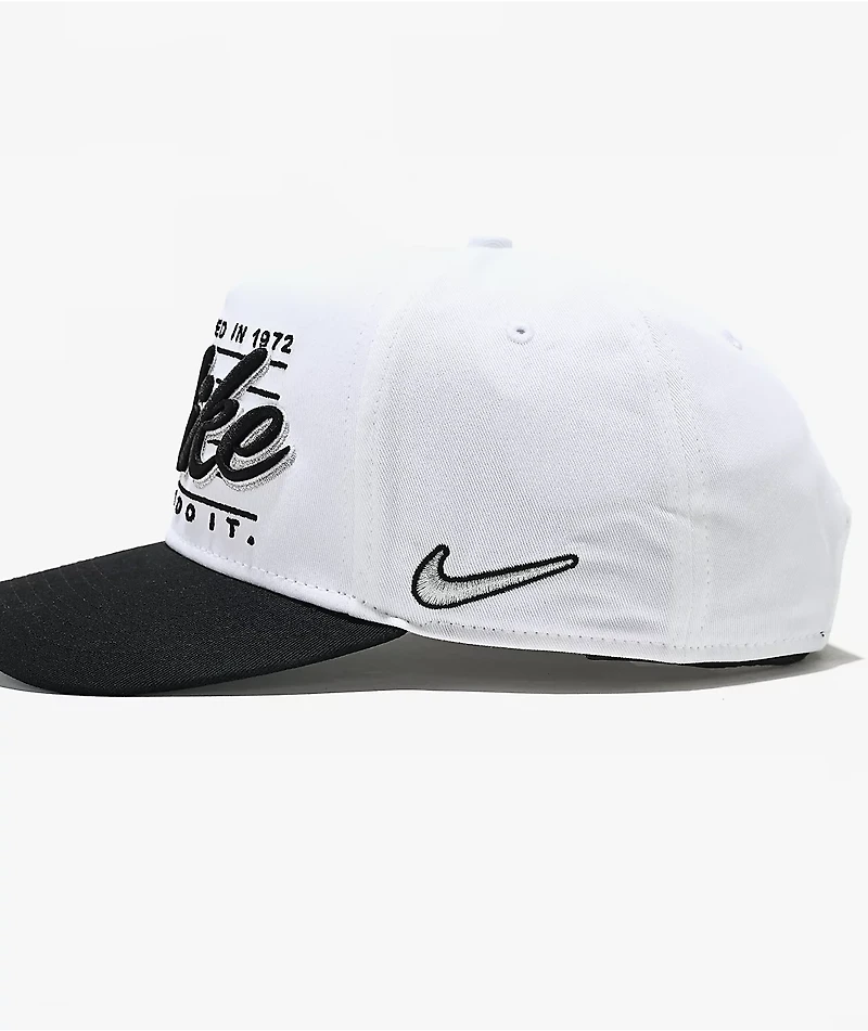 Nike Two-Tone Black & White Snapback Hat