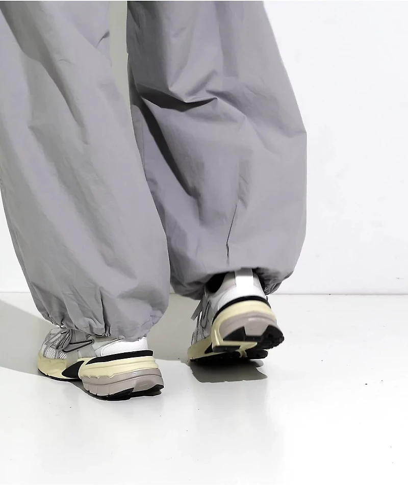 Nike V2K Run Summit White & Metallic Silver Shoes