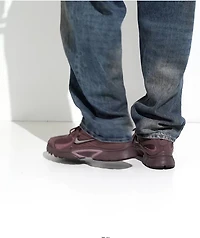 Nike V5 RNR Grey & Burgundy Ash Shoes