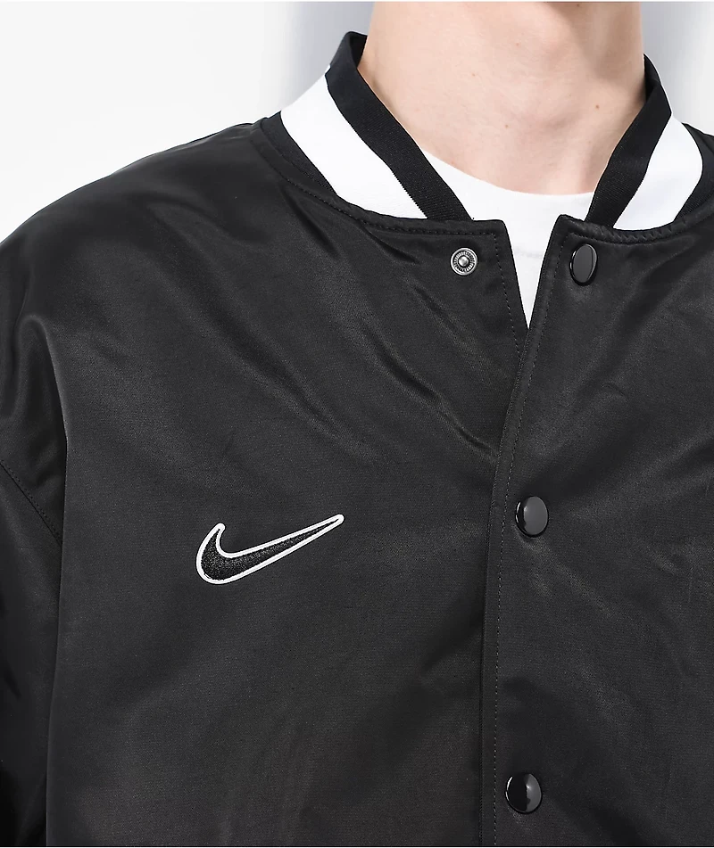 Nike Varsity Black Baseball Jacket
