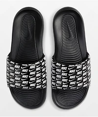 Nike Victori One Printed Black & White Slide Sandals