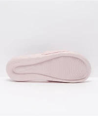Nike Victori One Rose & Silver Slide Sandals