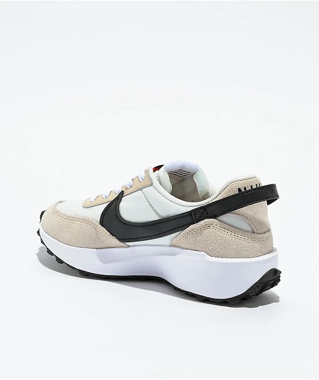 Nike Waffle Debut Sanddrift, Black & Phantom Shoes at  display picture 1