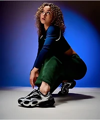 Nike Women's Air Max Muse Metallic Silver & Black Shoes
