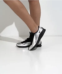 Nike Women's Air Superfly Metallic Silver & Black Shoes